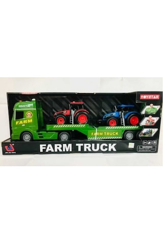 Ctoys 666-69f Işıklı Ve Sesli Traktör Taşıyıcı Tır