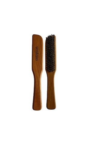 Brush Natura No:2 Geniş Topuz Fırçası Topuz Fırçası