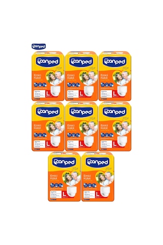 Canped Emici Külot Hasta Bezi Büyük-Large 64 Adet (8Pk*8)