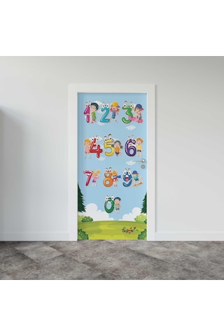 Kapı Giydirme Kapı Sticker Folyosu Rakamlar