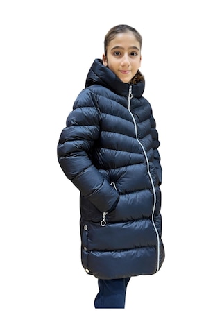 Benitto Kids Kız Çocuk Kapüşonlu Kışlık Şişme Mont 51338 Siyah