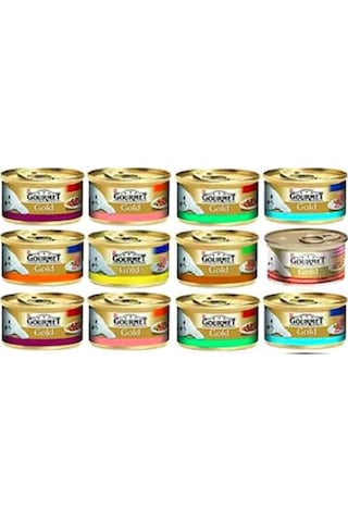 Gourmet Gold Süper Karışık Konserve Yetişkin Kedi Maması 48 x 85 G Gourmet Gold Süper Karışık Konserve Yetişkin Kedi Maması 48 x 85 G