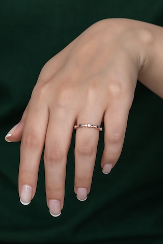 Gümüş Prenses Yüzük Rose Gold Kaplama 925 Ayar Gümüş Rose Gold (511780040)