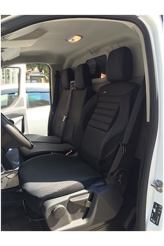 Ford Transit Custom 2012-2021 Koltuk Kılıfı Araca Özel 2+1 Kişili