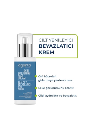 Agarta Doğal Cilt Beyazlatıcı ve Leke Karşıtı Krem 50 ML