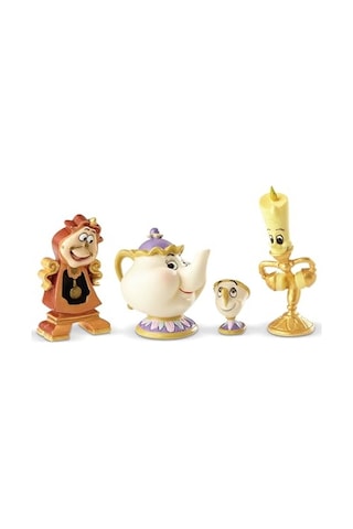 Disney Figür Seti, Güzel Ve Çirkin, Çok Renkli