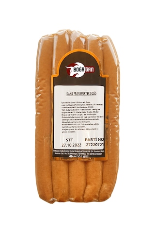 Boğadan Frankfurter Sosis (4 KG)