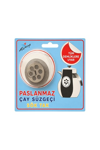 Paslanmaz Çelik Çaydanlık Süzgeci Sök Tak Tüm Demliklerle Uyumlu Çay Filtresi