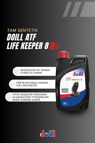 Doill Atf Life Keeper Tam Sentetik Otomatik Şanzıman Yağı 1 L