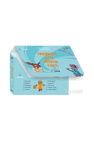 Okumayı Çok Seven Fare Serisi - 10 Kitap + Değerlendirme Eki Kutu