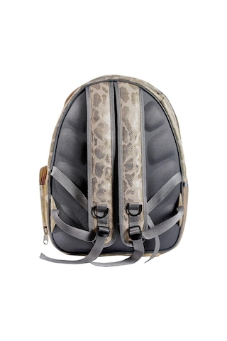 Snake Şeffaf Astronot Kedi Köpek Taşıma Çantası 42x22x33 Cm Sarı
