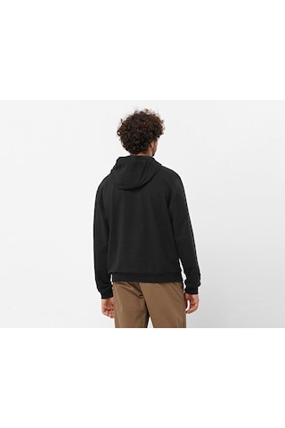 Salomon Logo Pull Over Erkek Günlük Sweatshirt Lc2219800 Siyah