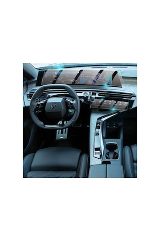 Peugeot 2025 3008-5008 21 Inch Panoramik İ-cockpit Ekranı İçin 9h Nano Ipg Ipg Proactive Ekran Koruma