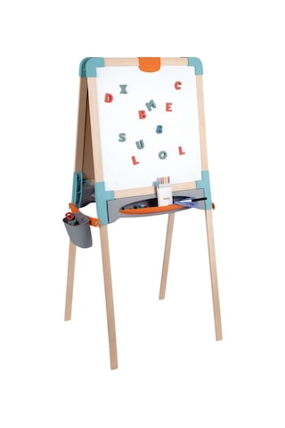 Smoby Ahşap Çift Taraflı Yazı Tahtası Çok Renkli