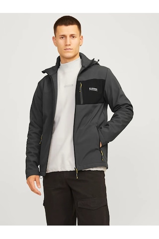 Jack&jones Jjtaylor Softshell Erkek Ceket 12259615 Gri