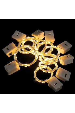 50 Adet Yüksek Kalite 3 Metre Pilli Gün Işığı Led Işık Hızlı Yavaş Sabit Pil Dahil Peri Led Işık