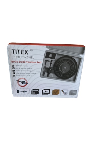 Tıtex Buat Testeresi Panç Seti 8 Li Takım