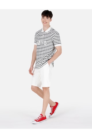 Colin's Colins Chino Kesim Orta Bel Düz Paça Natural Erkek Şort Cl1069568 Q1.V1 Dn43517 Mavi
