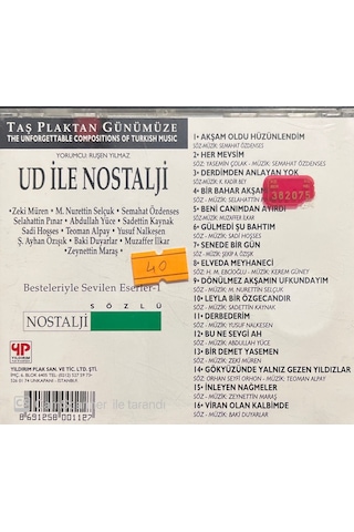 Plak Değildir Cd Dir Cd Taş Plaktan Günümüze Ud İle Nostalji Cd
