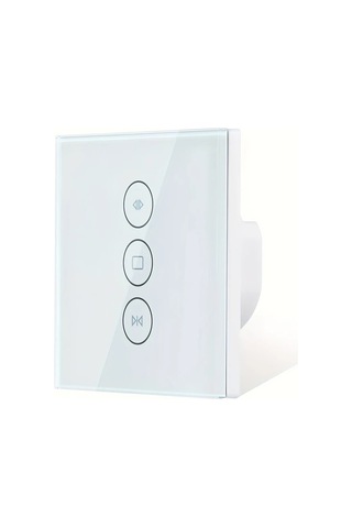 Xuweiwei Enterbon Akıllı Wifi Perde Anahtarı Led Aydınlatmalı Alexa Google Home Uyumlu Uzaktan Kontrol 110-240v