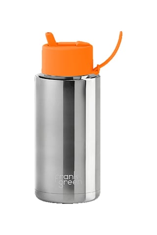 Frank Green Neon Turuncu Pipetli Çelik Termos 1 L No:122