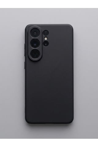 Samsung S26 Ultra Uyumlu Silikon Esnek Lansman Kılıf Siyah