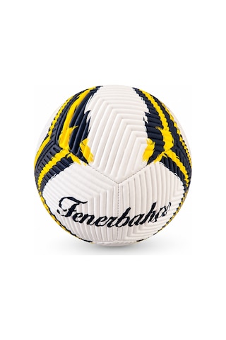 Fenerbahçe Lisanslı Futbol Topu No:5 Dikişli Taraftar Topu Antrenman Ve Maç Topu Beyaz