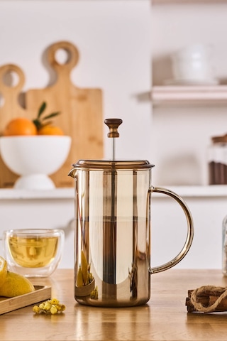 Karaca Alina French Press 600 Ml Amber Sarı
