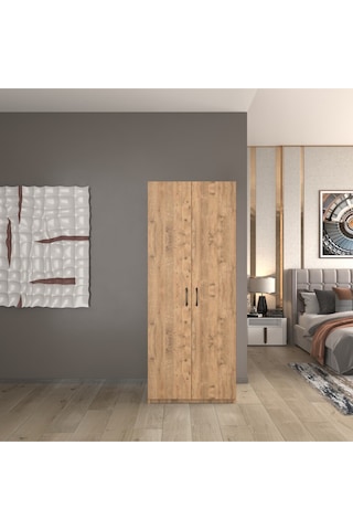 2 Kapaklı 5 Katlı Çok Amaçlı / Elbise Dolabı / Saklama Dolabı 70 Lilyum Çok Renkli