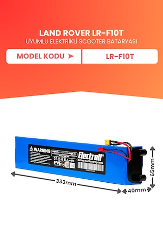 Land Rover Lr-f10t Uyumlu Batarya Yüksek Kapasite 36v 9.600mah