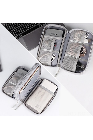 Fastbuy Küçük Lacivert Switch Saklama Çantası - Dayanıklı Kumaş, Yumuşak Dokuma, Pratik Temizlenebilen, Trendy Tek Renk Tasar