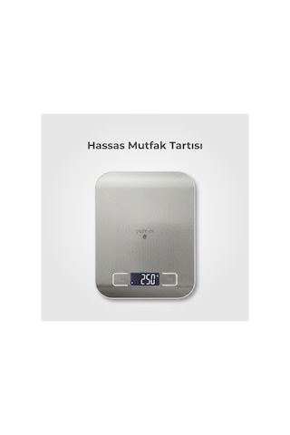 Dh-2012 Hassas Mutfak Tartısı Gümüş