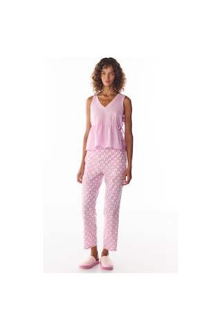 Penti Flora Baskılı Çiçekli Pijama Altı Çok Renkli