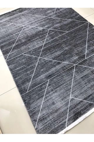 Padişah Halı Eternity 36123 090 Serisi Akrilik Salon Oturma Yatak Odası Halısı Antrasit