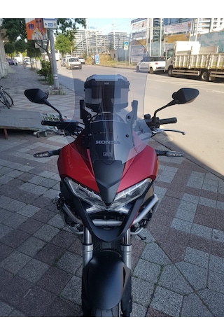 2017-20 Honda Vfr800 Uzun Ön Cam Zeus Açık Füme 56 CM 4 MM