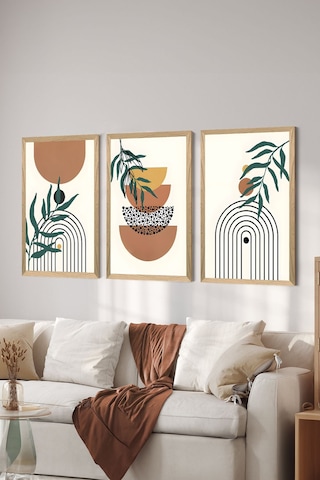 Artavessa 3 Parça Çerçeve Görünümlü Mdf Tablo Seti - ARTSYCLLCT33 15 x 20 15 x 20