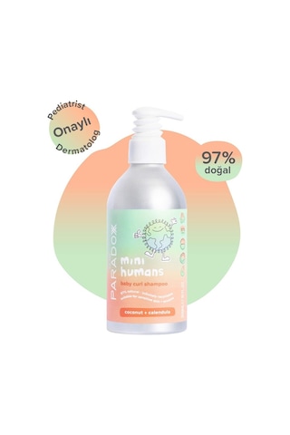 Mini Humans Baby Curl Shampoo - Bebek & Çocuk Bukle Belirginleştirici Şampuan - 300 Ml