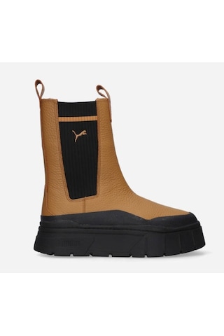 Puma Mayze Stack Cheksea Casual Kadın Hardal Rengi Bot B-38 38674201 001