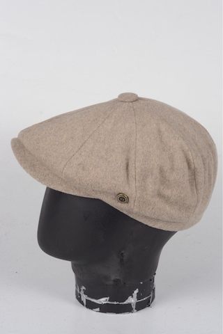 Eleven Markets Kışlık 8 Parca Kaşmir Düz Renk Peaky Blinders Model Erkek Kasket London Şapka Açık Kahverengi