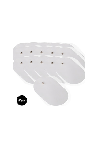 Xindoker 50 Adet Reusable Elektrot Paspası - Düşük Frekanslı Fizyoterapi Cihazları İçin - Kan Dolaşımını Artırır, Yorumu Azaltır