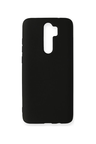 Newface - 919 - Xiaomi Redmi Note 8 Pro Kılıf Nano İçi Kadife Silikon - Kmrsfres - - Siyah Sıyah