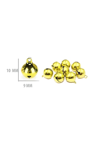 Metal Çıngırak Zil 1 Cm 2000 Adet Gold