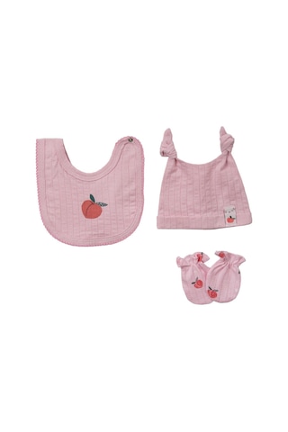 Şeftali Beşli Set Pembe