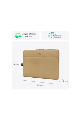 Mce-1503 14.1 Nova Eco Çevre Dostu 13-14 İnç Yeni Apple MacBook Uyumlu Pro İçin Kılıf, Aksesuar Bölmeli Laptop Kılıfı, Ykk F Çok Renkli