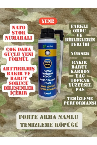 Forte Arma Namlu Temizleme Köpüğü, 100ml