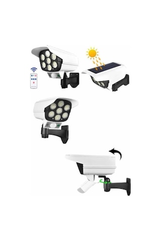 Kamera - 897 - Görünümlü Led Lamba Dönebilen Bahçe Aydınlatması - Csmo-tex - Duvar Lambası