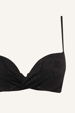 Defacto Regular Fıt Desenli Siyah Bikini Üstü E1539ax26smbk81 Siyah-bk81