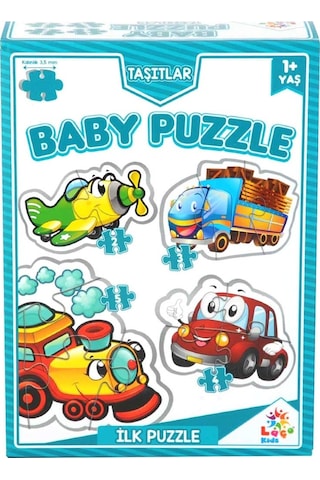 Lc7226 Laço. Baby Puzzle - Taşıtlar / +12 Ay