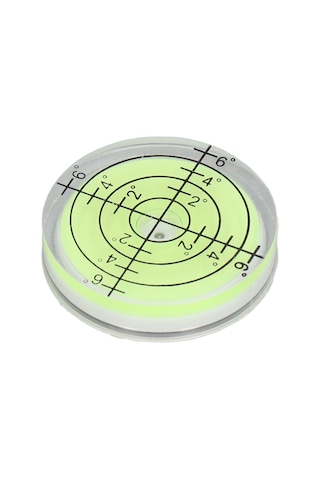 Moveevo 3 Adet 32mm Mini Yuvarlak Balon Seviye Aleti - Yüksek Hassasiyetli Hedef Noktası - Tripod, Kamera, Mobilya İçin Seviye Ölçüm Aracı