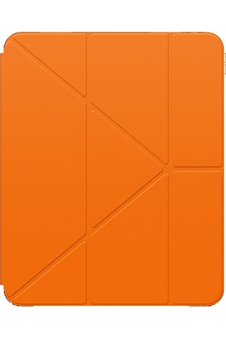 Apple Uyumlu iPad Pro 11 2024 Amazingthing Minimal Serisi Katlanabilir Standlı Kılıf Turuncu Kapaklı Kılıf